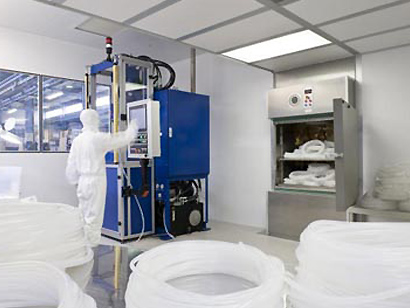 TUBO IN SILICONE PLATINICO LAVORATO IN CAMERA BIANCA