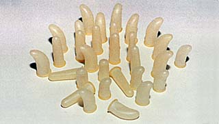 LATEX FINGER COTS 7/D